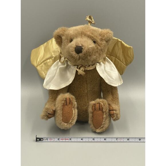 Vintage FIESTA 10" Angel Bear W/ Wings & Halo Teddy Plush Stuffed Animal - Picture 3 of 7